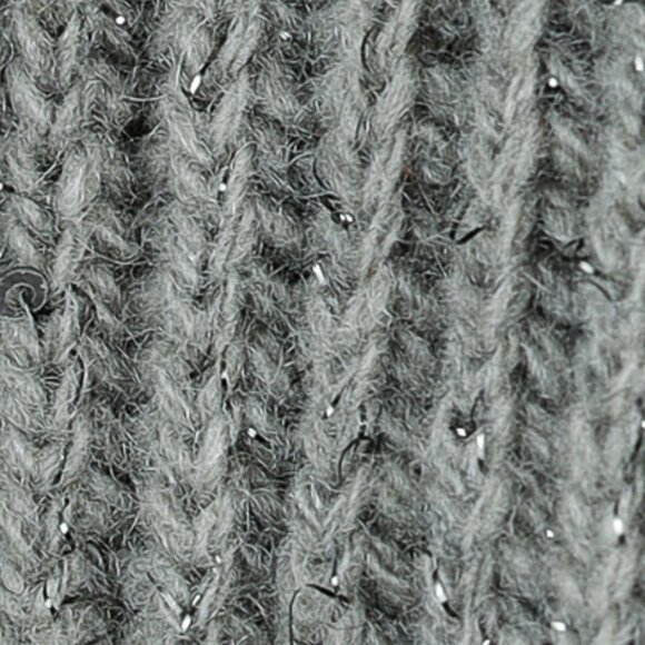 Brunello Cucinelli Grey Cashmere-Blend Sequin Turtleneck Sweater - Picture 9 of 12